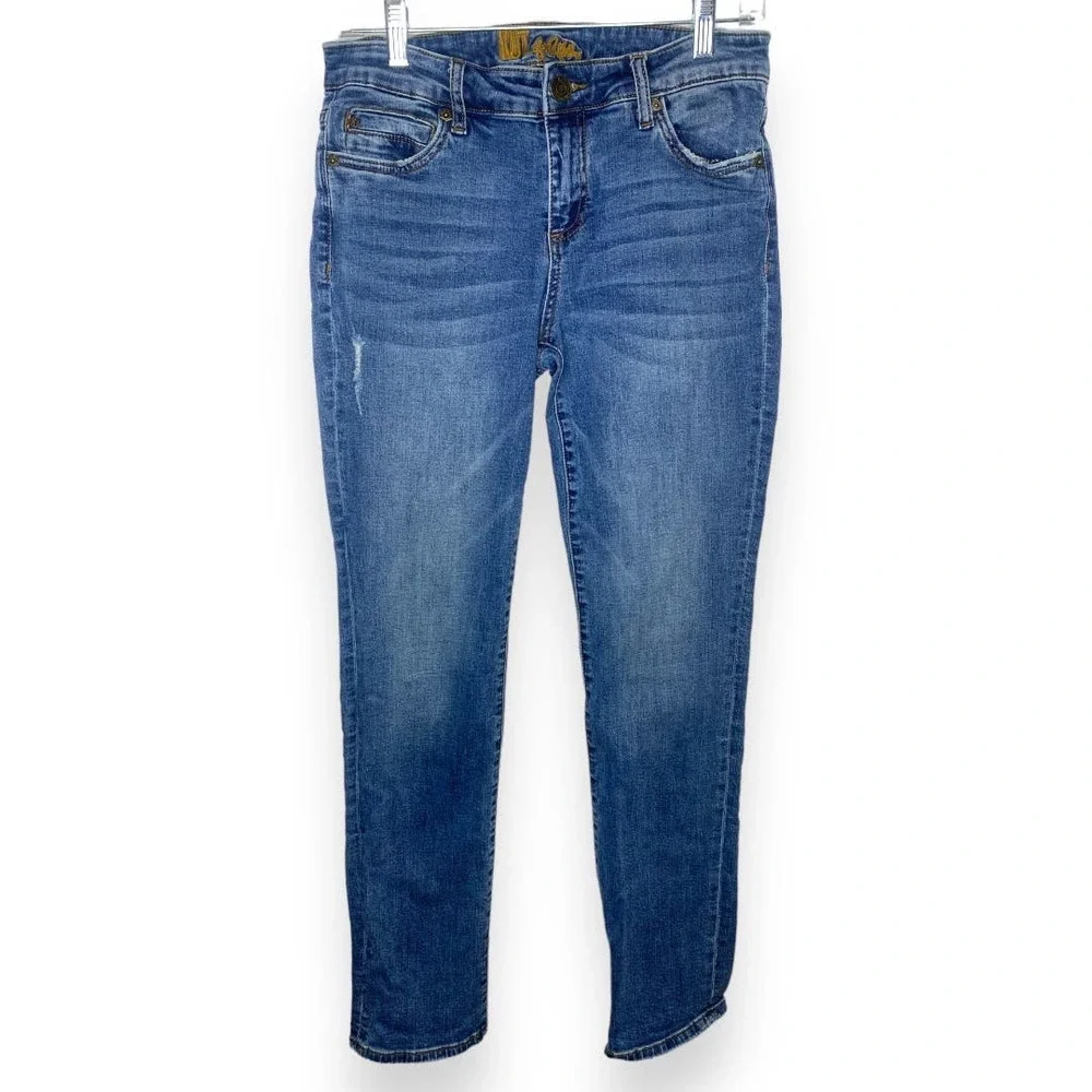 Kut from the Kloth Catherine High-Rise Boyfriend Jeans Size 4